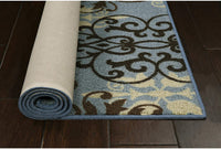 Maples Rugs Area Rug - Eleanor Non Slip Blue