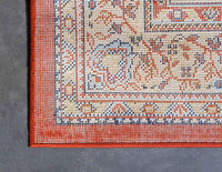 Traditional Terracotta Soft Area Rug