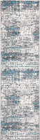 Rugshop Distressed Abstract Modern Area Rug