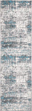 Rugshop Distressed Abstract Modern Area Rug