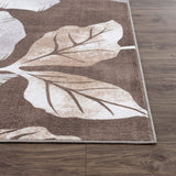 Floral Area Rug - Non Slip Large Flower Carpet for Indoor Soft Area Rugs