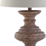 Scarlett 26.5" Resin LED Table Lamp Brown