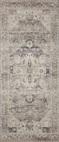 Hathaway Collection  Steel / Ivory, Traditional Soft Area Rug