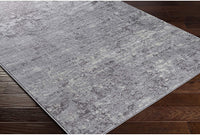 Choukri Modern Abstract Soft Area Rug Grey