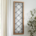 Winston Matte Black and Brown 47 1/4" High Window Wall Art