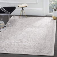 Reflection Collection Vintage Distressed Soft Area Rug Beige / Cream