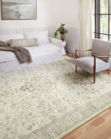 Rosette ROS-01 Beige / Multi, Traditional Area Rug