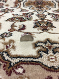 Traditional Brown Medallion Area Rug