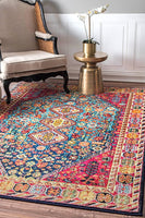 nuLOOM Meadow Vintage Vibrant Area Rug, 4' x 6', Multi