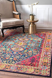 nuLOOM Meadow Vintage Vibrant Area Rug, 4' x 6', Multi