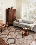 Wynter Collection WYN-08 Graphite / Blush, Traditional Accent Soft Area Rug