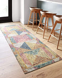 Loloi II Spectrum Collection SPE-03 Charcoal / Multi, Contemporary 7'-9" x 9'-9" Area Rug