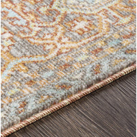 Amaury Indoor/ Outdoor Medallion Area Rug, Burnt Orange