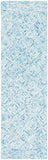 Ikat Collection  Handmade Premium Wool Soft Area Rug Blue