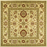 Traditional Oriental Area Rug Ivory/Red