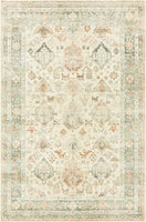 Rosette ROS-01 Beige / Multi, Traditional Area Rug