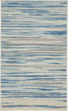 Modern Coastal Blue Area Rug