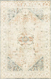 Rosette ROS-01 Beige / Multi, Traditional Area Rug