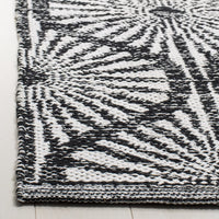 Montauk Collection MTK606H Handmade Cotton Area Rug Aqua / Ivory