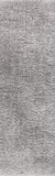 Aydin Plush Shag Mingled Gray/Ivory Soft Area Rug