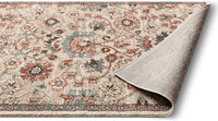 Oaklyn Oriental Vintage Ivory Soft Blush Multicolor Area Rug