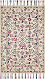 Loloi II Elka Collection ELK-02 Ivory / Multi, Transitional 7'-9" x 9'-9" Area Rug