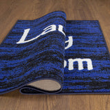 Laundry Collection Area Rug, Blue Striped