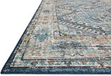 Loloi II Skye Collection SKY-01 Blush / Grey, Traditional 7'-6" x 9'-6" Area Rug