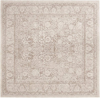 Reflection Collection Vintage Distressed Soft Area Rug Beige / Cream