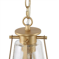Nash 7 1/2" Wide Gold Metal Mini Pendant Light