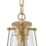 Nash 7 1/2" Wide Gold Metal Mini Pendant Light