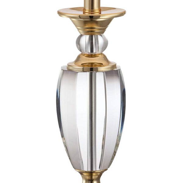 Vienna Full Spectrum Crystal Table Lamp with Navy Shade – Ashley Area Rugs