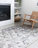 Loloi II Maddox Collection MAD-06 Charcoal / Grey, Contemporary 2'-3" x 3'-9" Accent Rug