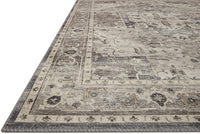 Hathaway Collection  Steel / Ivory, Traditional Soft Area Rug