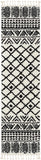 Tessa Ivory Moroccan Shag Diamond Trellis Pattern Soft Area Rug