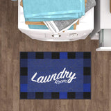Laundry Mat Runner Rug, Navy Blue