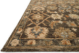 Floral Soft Area Rug Taupe/Multi