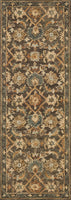 Floral Soft Area Rug Taupe/Multi