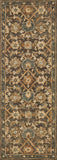 Floral Soft Area Rug Taupe/Multi