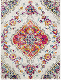 Antioch Medallion Soft Area Rug Orange