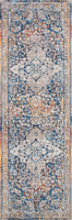 Dante Collection Modern Traditional Soft Area Rug Multi/Stone