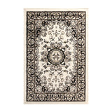 Traditional Design Ivory/Green Area Rug