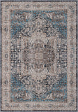 Machine Washable Area Rugs, Persian Vintage Medallion Boho Rug for Living Room Rugs - Stain Resistant & Non-Slip