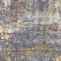 Eira Blue / Orange Soft Area Rug