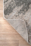 Cyn Abstract Silver Grey Tan Soft Area Rug