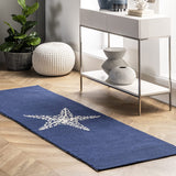 Marine Hand Hooked Indoor/Outdoor Accent Rug