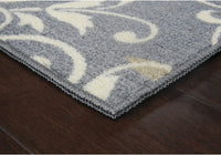 Maples Rugs Area Rug - Eleanor  Non Slip  Grey