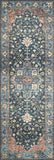 Loloi II Skye Collection SKY-01 Blush / Grey, Traditional 7'-6" x 9'-6" Area Rug