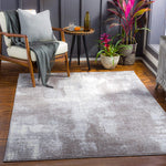 Artistic Weavers Houda Modern Abstract Area Rug, 5'3" x 7'3", Silver Gray