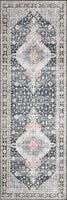 Loloi II Skye Collection SKY-01 Blush / Grey, Traditional 7'-6" x 9'-6" Area Rug